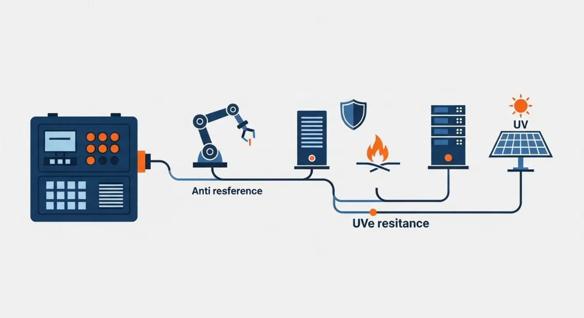 Cáp điều khiển chống nhiễu đảm bảo tín hiệu ổn định chính xác