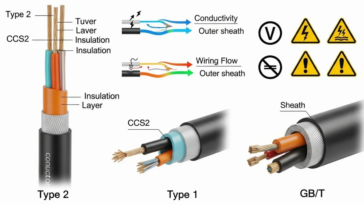 Hình ảnh minh họa đầu sạc GB/T chuẩn sạc của VinFast