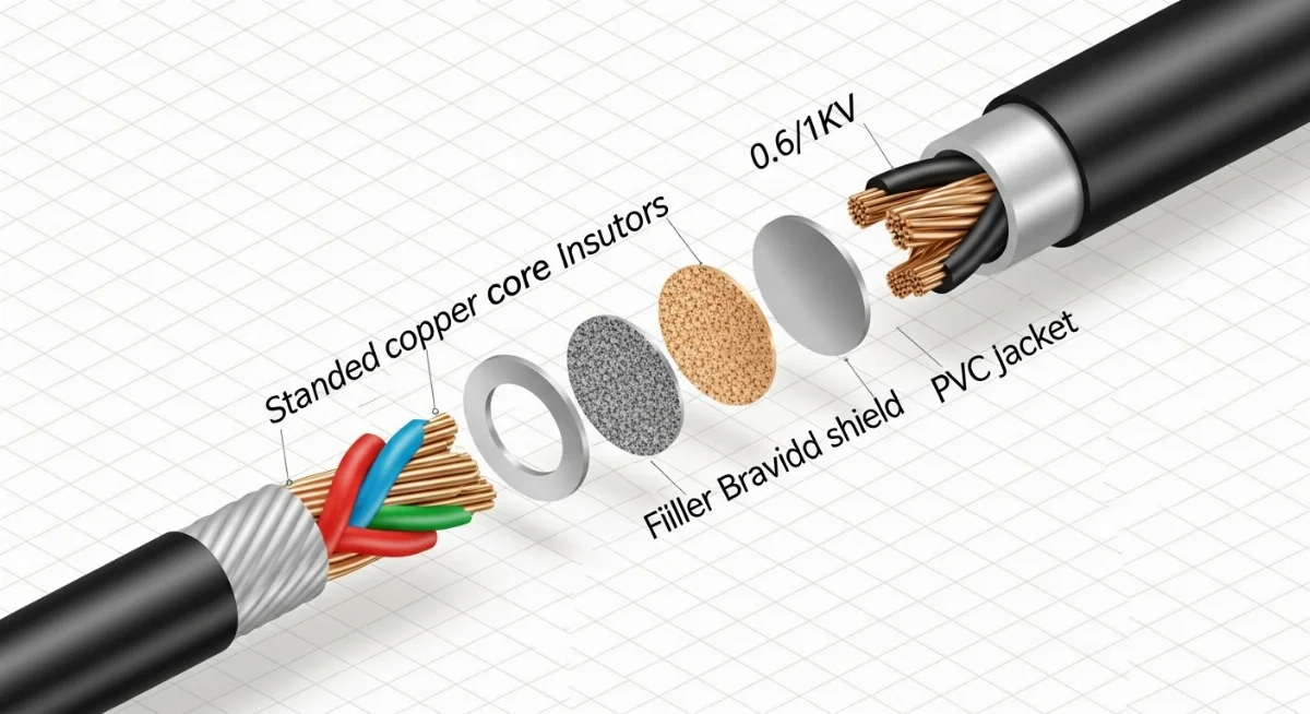 Ứng dụng đa dạng của cáp điều khiển 300/500V trong các ngành công nghiệp.