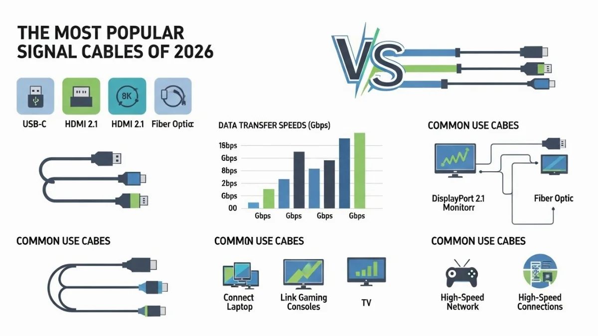 Một cuộn cáp tín hiệu lớn được lưu trữ trong kho