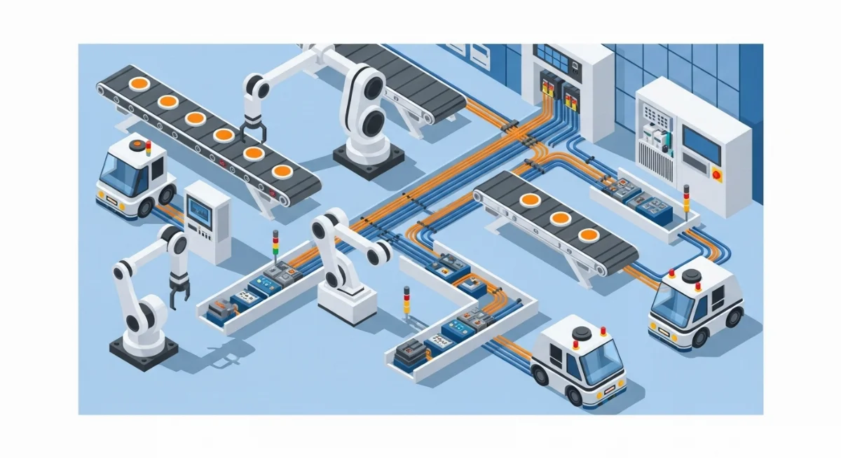 Cáp điều khiển kết nối hệ thống tự động hóa trong tòa nhà thông minh