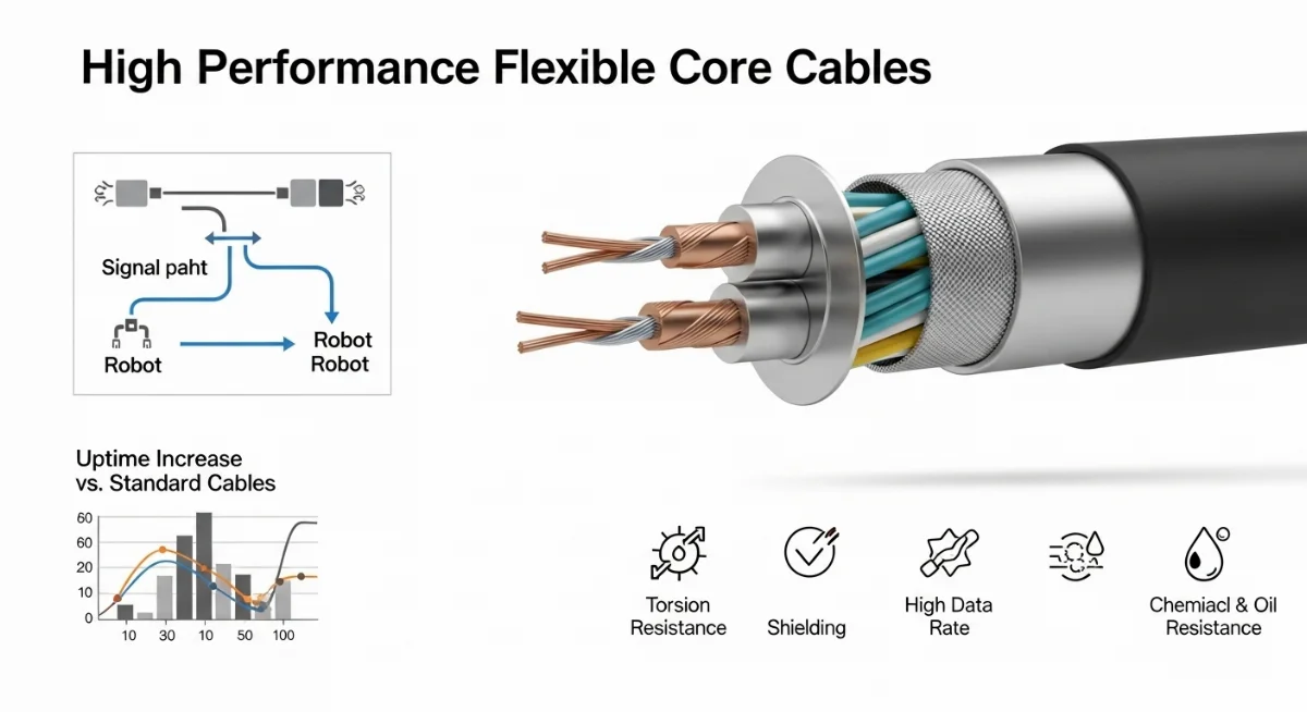 Lựa chọn cáp lõi mềm phù hợp với môi trường và yêu cầu kỹ thuật