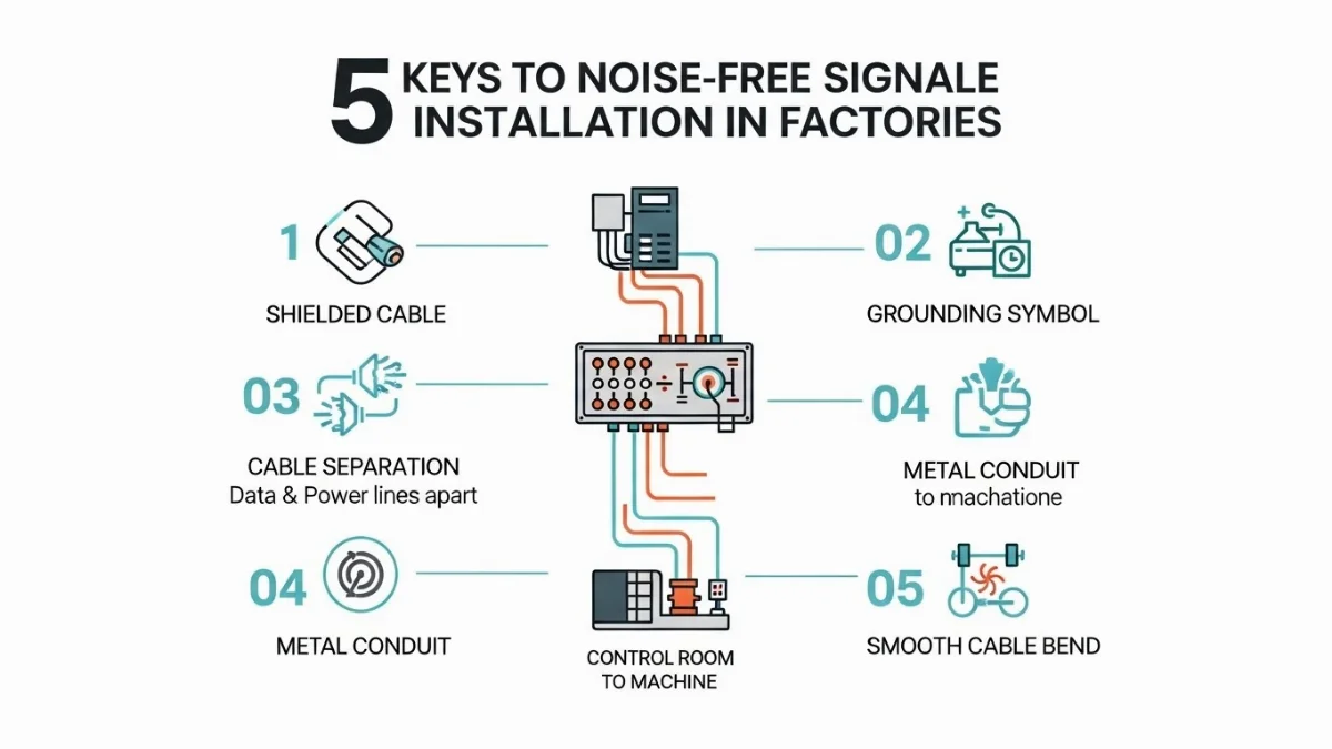 Kiểm tra hệ thống cáp tín hiệu định kỳ để đảm bảo chất lượng