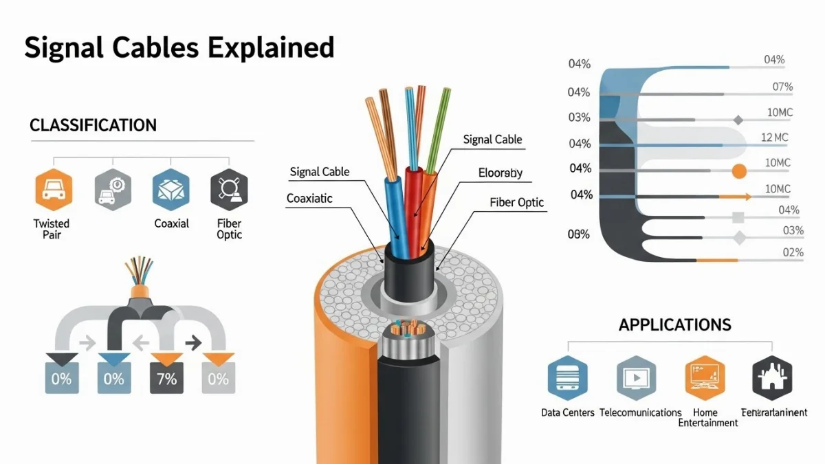 Tiêu chuẩn lựa chọn cáp tín hiệu đảm bảo chất lượng và an toàn