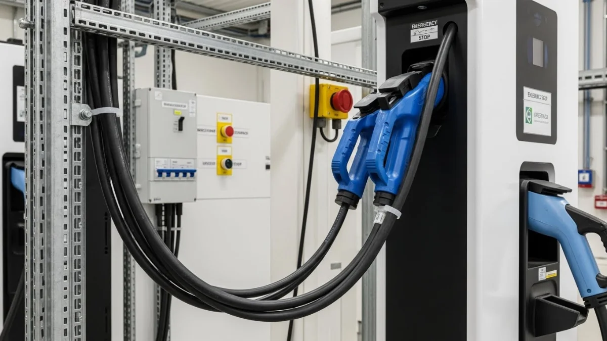 Hình ảnh minh họa đầu sạc Type 2 phổ biến ở Châu Âu