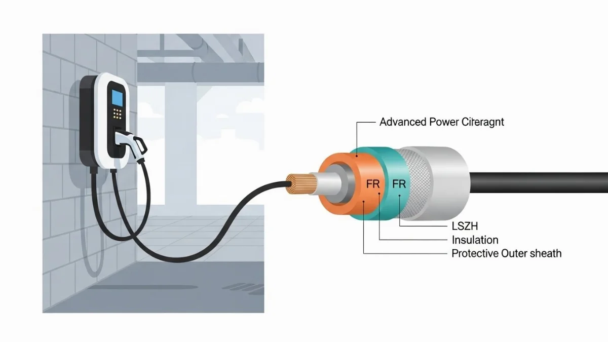 Lợi ích của cáp sạc không khói độc LSZH trong phòng cháy chữa cháy