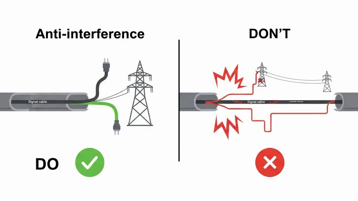 Hình ảnh kỹ thuật viên chuẩn bị dụng cụ thi công cáp tín hiệu
