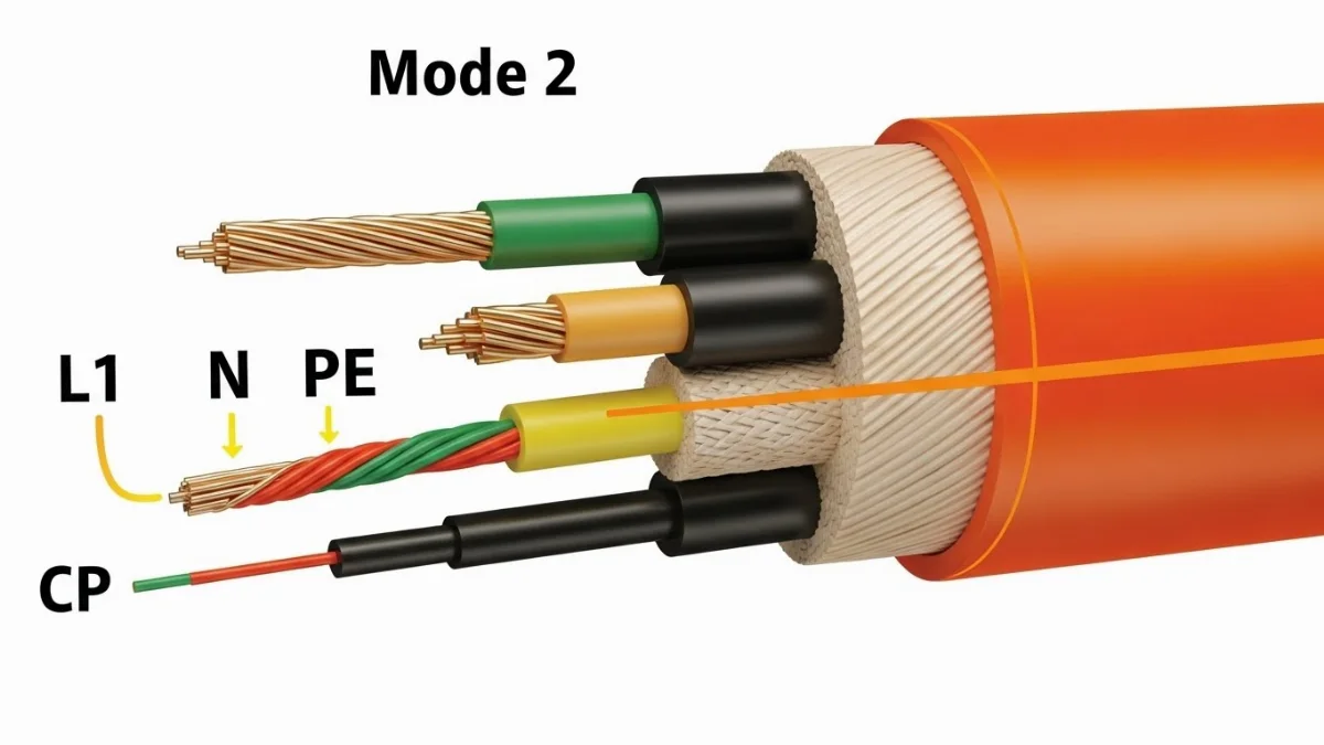 Bộ sạc gắn tường Mode 3 hiệu quả và an toàn cho sạc xe điện gia đình