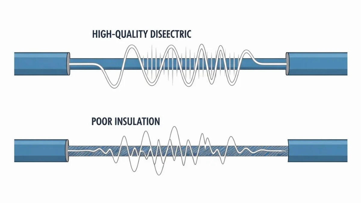 So sánh hằng số điện môi của các vật liệu cách điện trong cáp