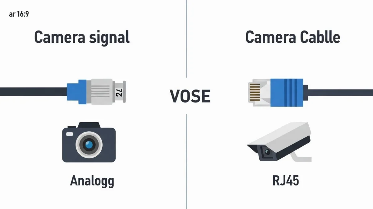 Tiêu chuẩn lựa chọn cáp tín hiệu camera chất lượng cao