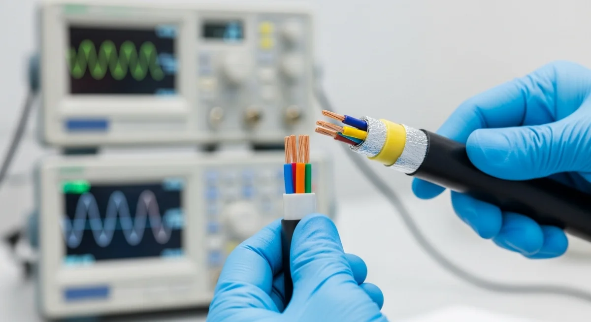 Dây cáp điều khiển với cấu tạo nhiều lớp đảm bảo chống nhiễu và an toàn