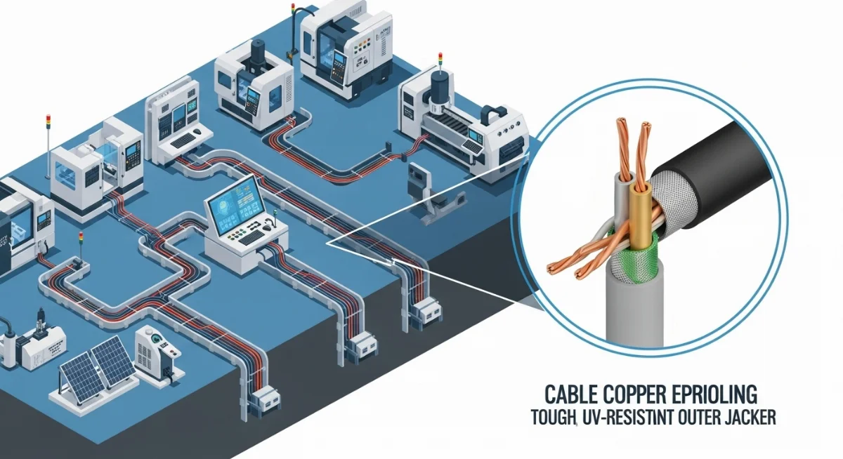 Ứng dụng đa dạng của cáp điều khiển chống cháy chống nhiễu