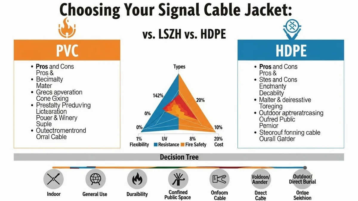 Hình ảnh so sánh hiệu suất cháy của các loại vỏ bọc cáp khác nhau