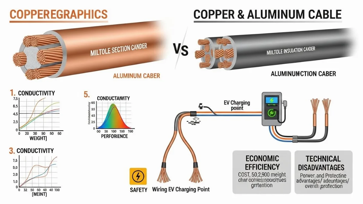 Hướng dẫn chọn cáp điện tối ưu cho trạm sạc ô tô điện