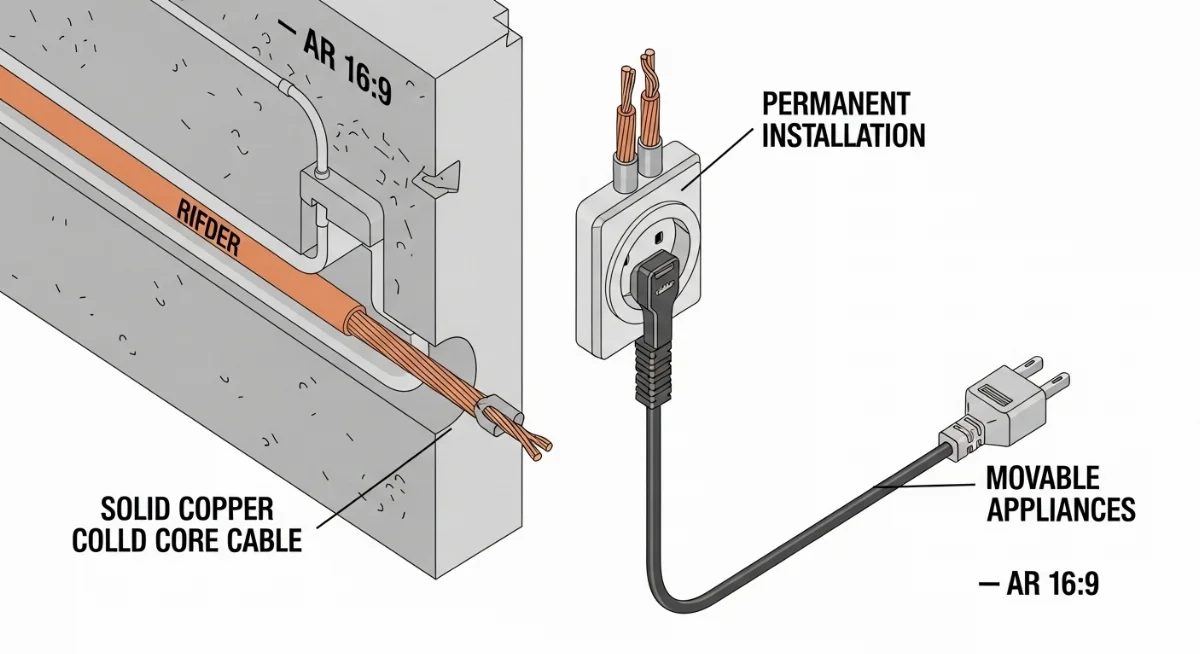 So sánh chi tiết cấu tạo và đặc tính của cáp lõi đồng cứng và mềm