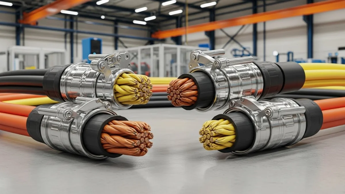 Dây cáp điện trạm sạc 3 pha chất lượng cao đảm bảo an toàn, hiệu quả