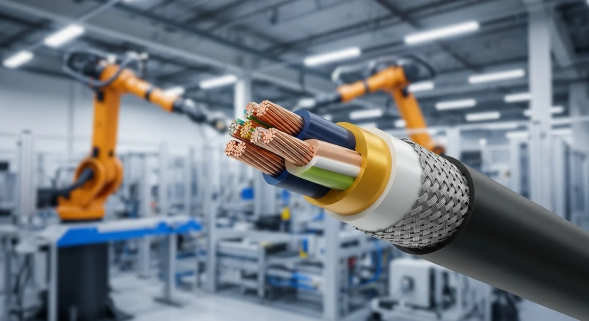 Cấu tạo chi tiết cáp điều khiển chống cháy chống nhiễu bền vững