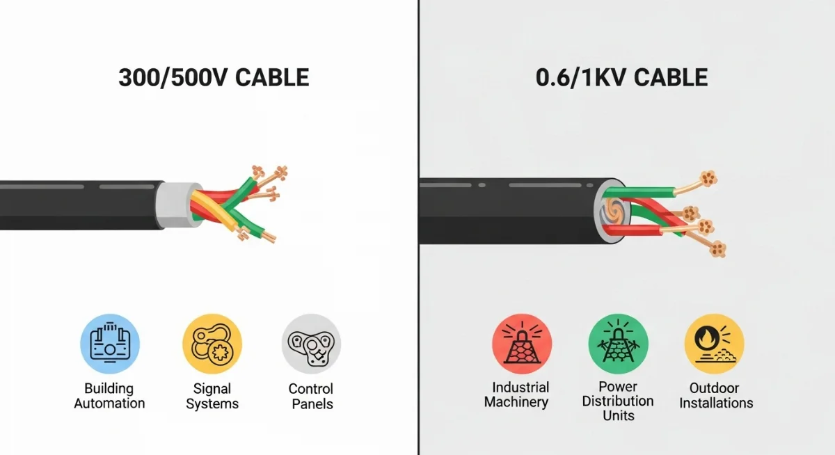 Cấu tạo chi tiết cáp điều khiển chống nhiễu 0.6/1KV