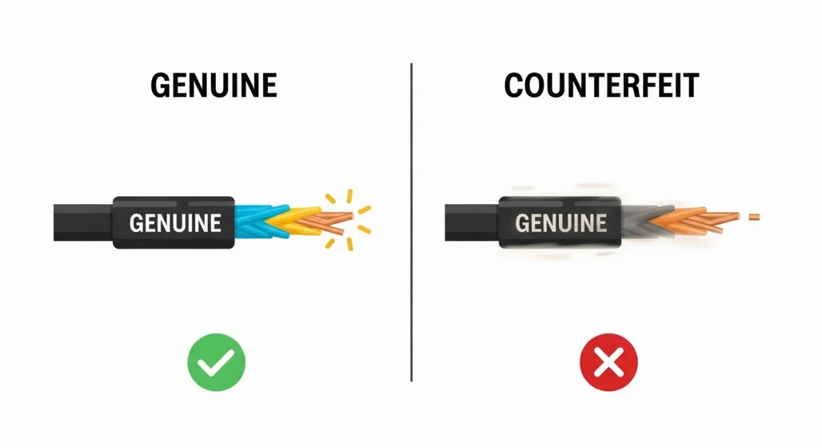 Kiểm tra chất lượng lõi đồng cáp điều khiển không chống nhiễu