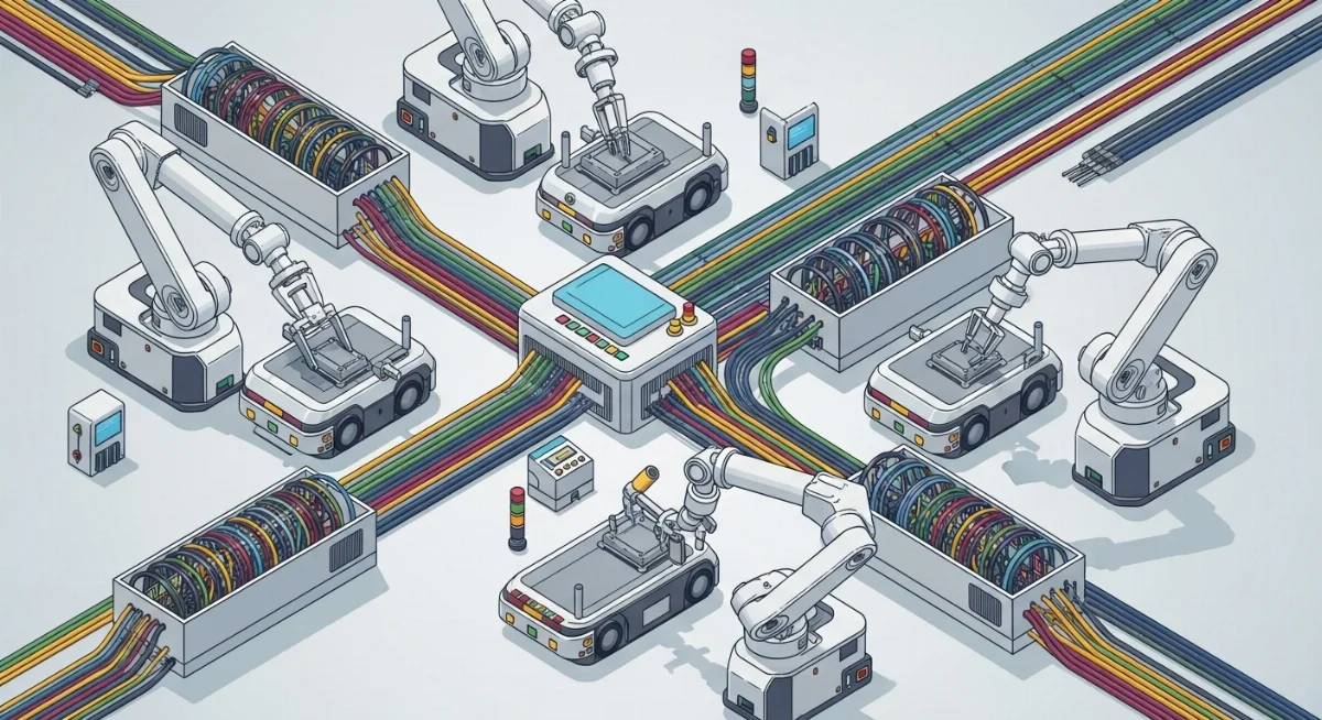 Cáp lõi mềm linh hoạt trong các hệ thống tự động hóa nhà máy