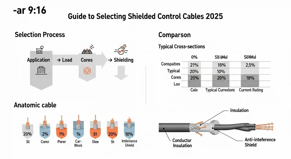 Tủ điện công nghiệp với các loại cáp điều khiển chống nhiễu được đấu nối gọn gàng