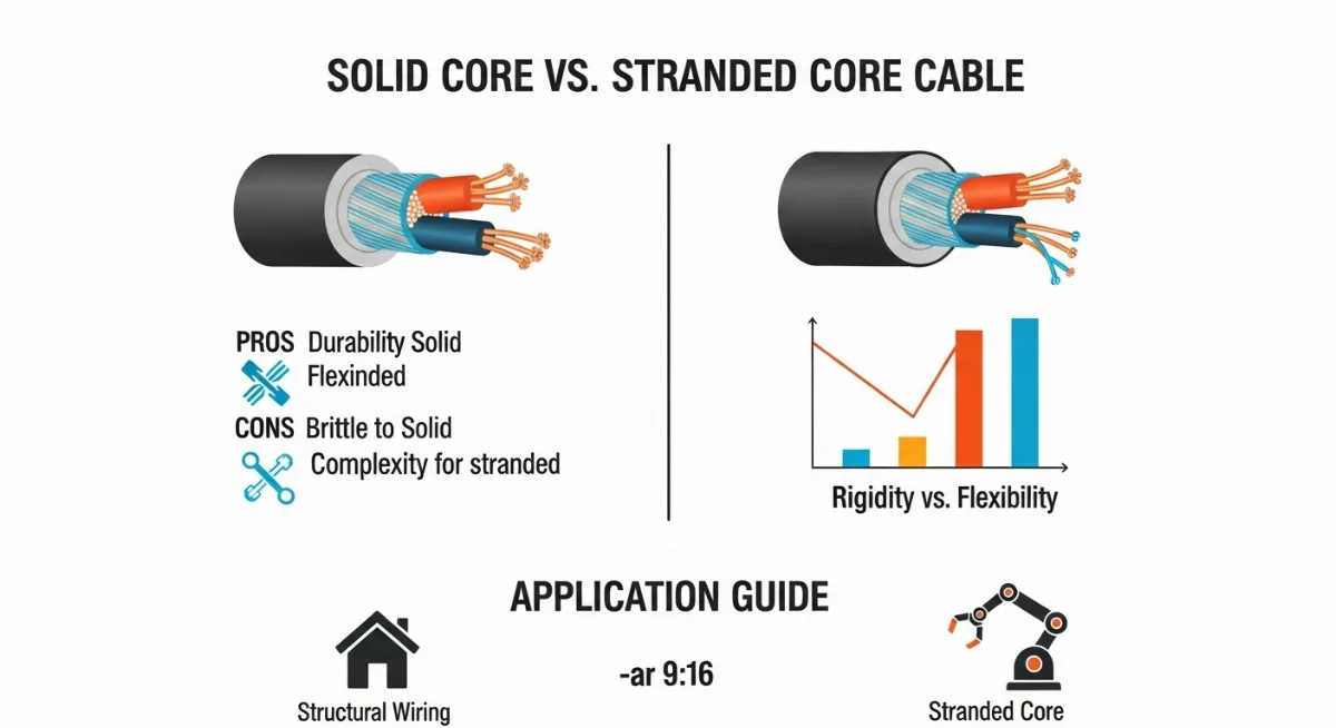 Lựa chọn cáp lõi đồng cứng hay mềm phù hợp với từng môi trường và ứng dụng