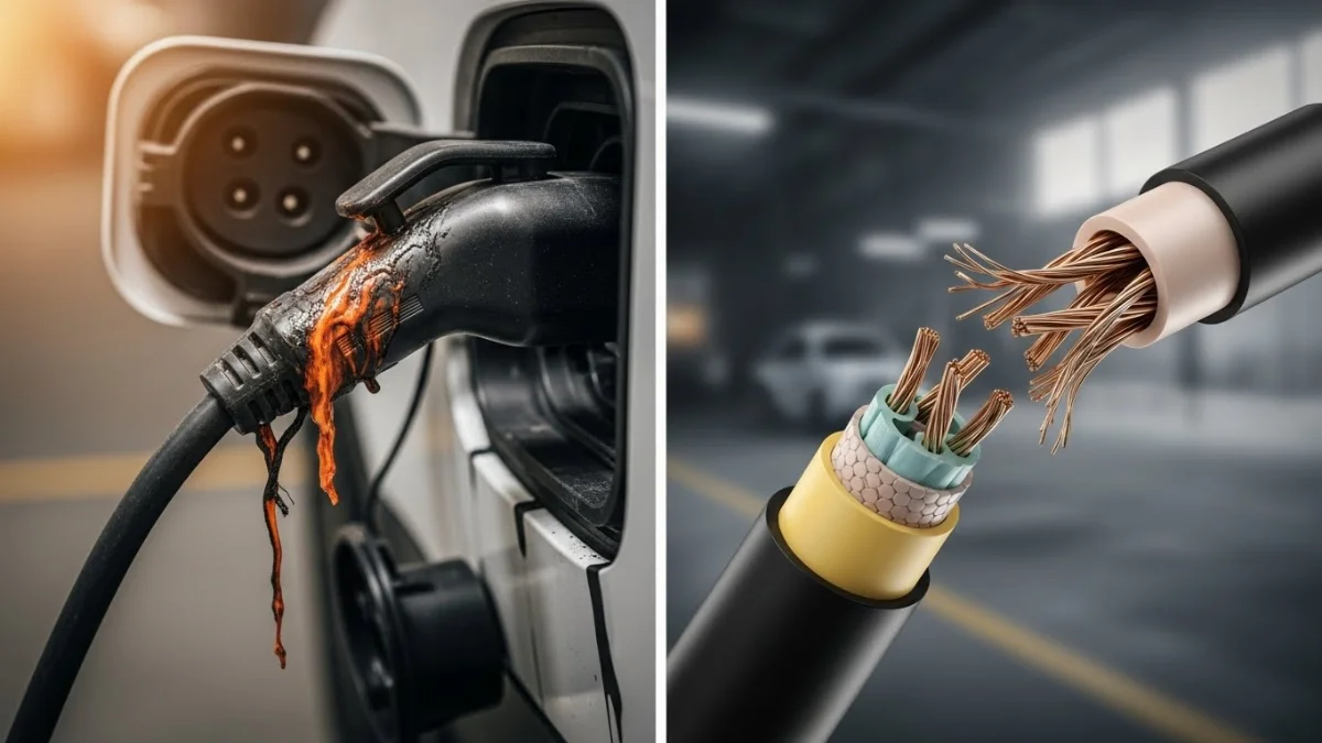 Hình ảnh minh họa dây điện dân dụng và cáp sạc xe điện chuyên dụng