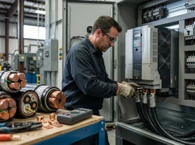 Hướng Dẫn Chọn Tiết Diện & Thi Công Cáp Biến Tần VFD Tránh Quá Nhiệt, Sụt Áp