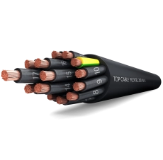 TOP CABLE-FLEXTEL® 200 VV-K BLACK 0.6/1KV  