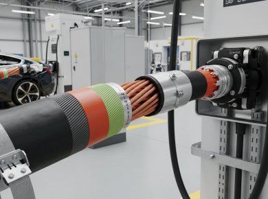 Cáp Ngầm Chống Thấm, Chịu Lực Cho Trạm Sạc Nhanh DC Ngoài Trời (60kW+): Hướng Dẫn Toàn Diện