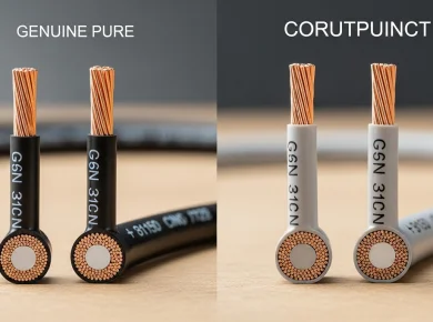 Cách nhận biết và phân biệt cáp điều khiển không chống nhiễu thật – giả trên thị trường hiện nay