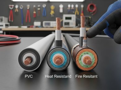 So sánh cáp chống cháy, cáp chịu nhiệt và cáp thường – Nên chọn loại nào phù hợp cho công trình điện của bạn?