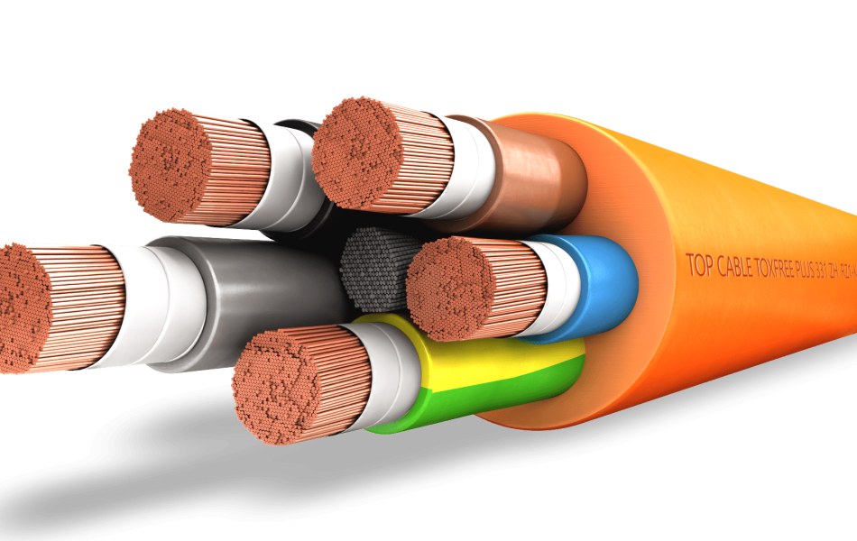 TOP CABLE-TOXFREE® PLUS 331 ZH RZ1-K (AS+) ORANGE 0.6/1KV 