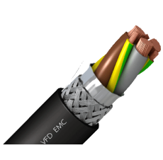 TOP CABLE- 1.8/3KV TOPDRIVE® VFD (EMC) ROZ1-K (AS) BLACK