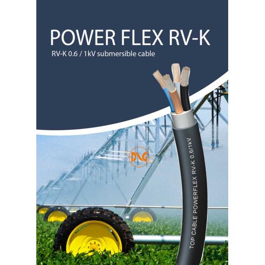 TOP CABLE- POWERLFEX RV-K AD7 SUBMERSIBLE PUMPS 0.6/1KV 
