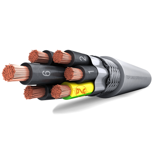 TOP CABLE - SCREENFLEX® 110 LiYCY VC4V-K 300/500V ( 0.6/1KV ) 