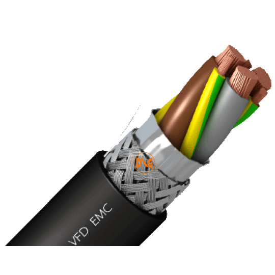 TOP CABLE- 1.8/3KV TOPDRIVE® VFD (EMC) ROZ1-K (AS) BLACK